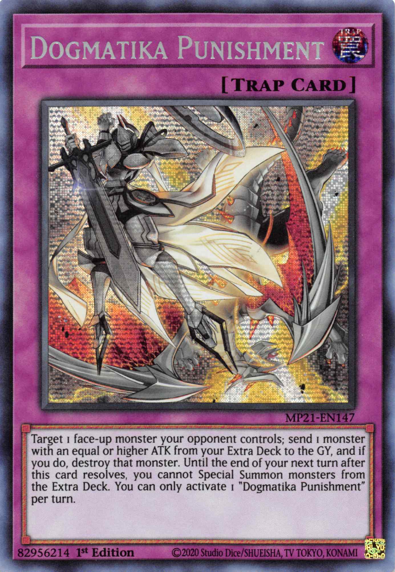 Dogmatika Punishment [MP21-EN147] Prismatic Secret Rare | Exor Games Truro