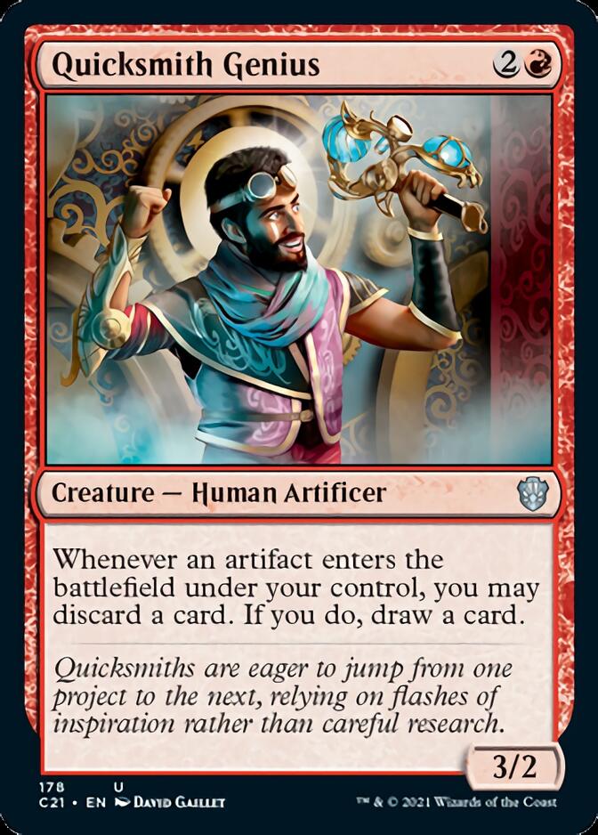 Quicksmith Genius [Commander 2021] | Exor Games Truro