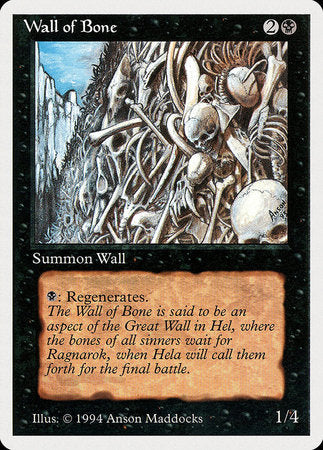 Wall of Bone [Summer Magic / Edgar] | Exor Games Truro