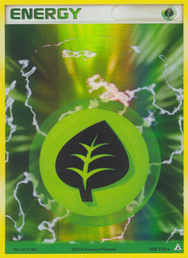 Grass Energy (105/110) [EX: Holon Phantoms] | Exor Games Truro