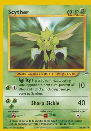 Scyther (55/105) [Neo Destiny Unlimited] | Exor Games Truro