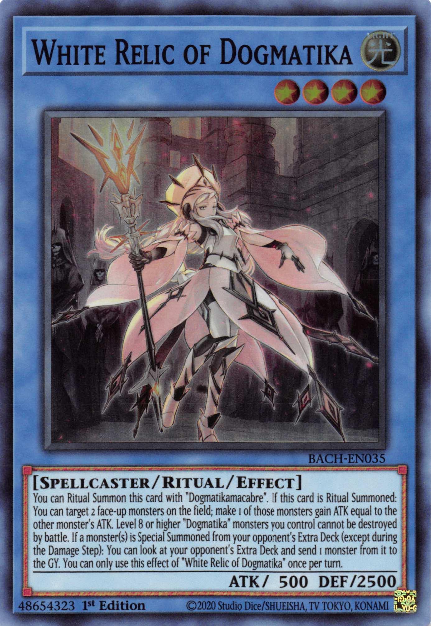 White Relic of Dogmatika [BACH-EN035] Super Rare | Exor Games Truro