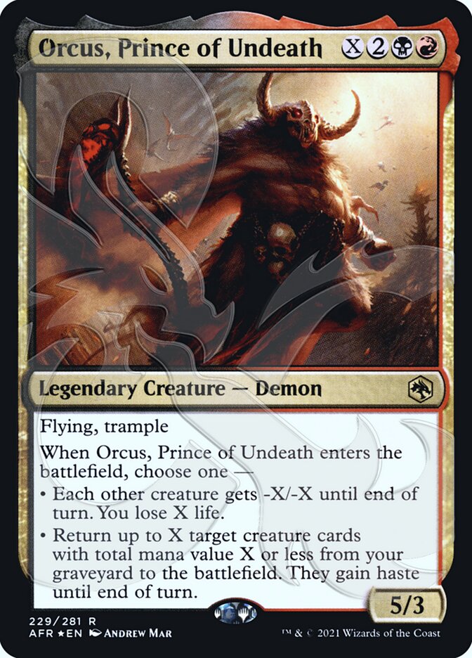 Orcus, Prince of Undeath (Ampersand Promo) [Dungeons & Dragons: Adventures in the Forgotten Realms Promos] | Exor Games Truro