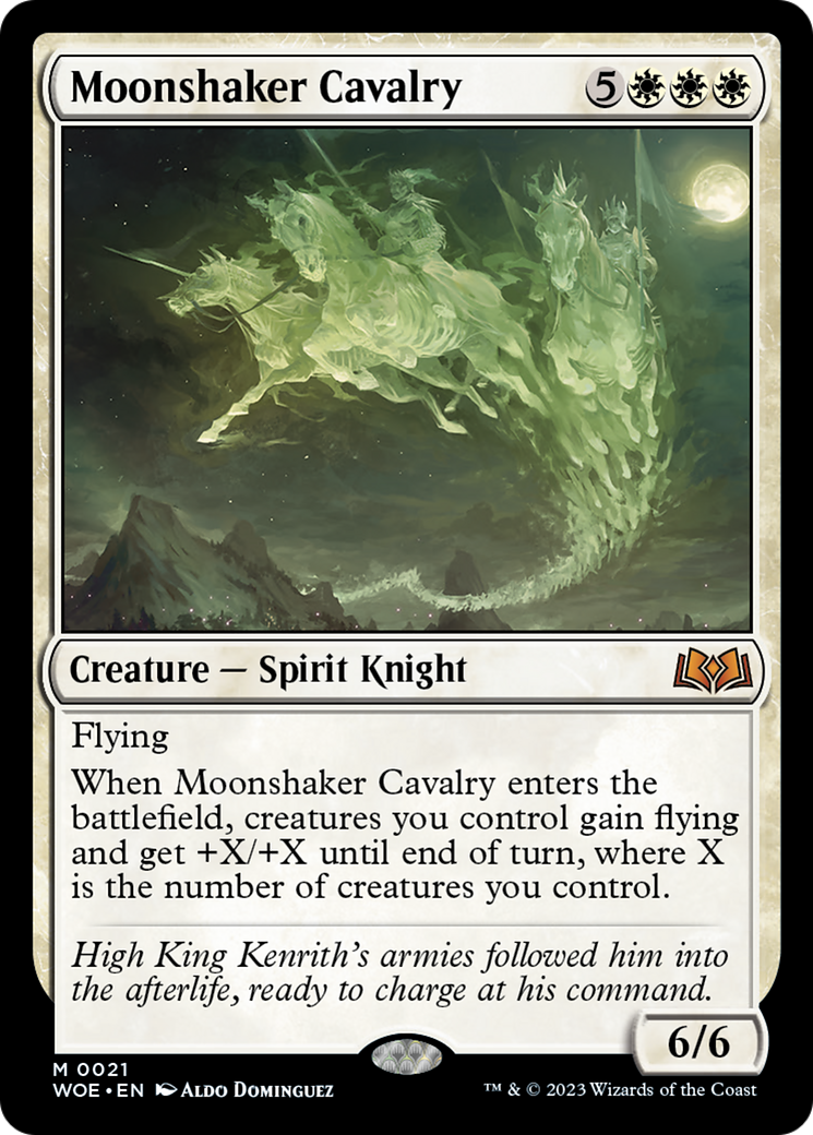 Moonshaker Cavalry [Wilds of Eldraine] | Exor Games Truro