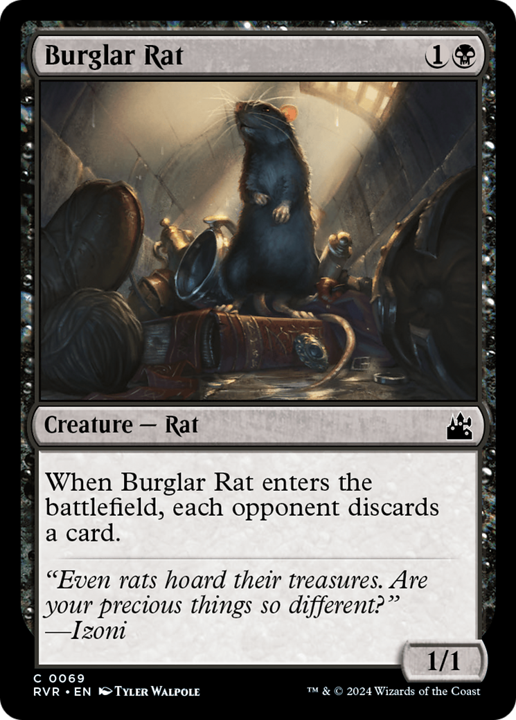 Burglar Rat [Ravnica Remastered] | Exor Games Truro