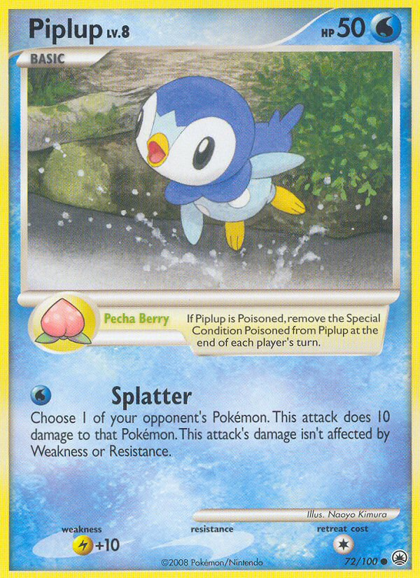 Piplup (72/100) [Diamond & Pearl: Majestic Dawn] | Exor Games Truro
