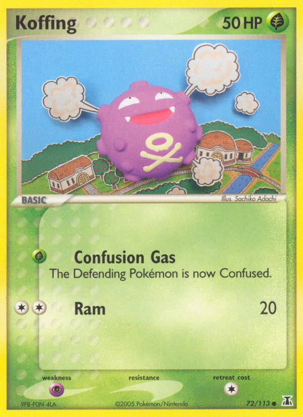 Koffing (72/113) [EX: Delta Species] | Exor Games Truro