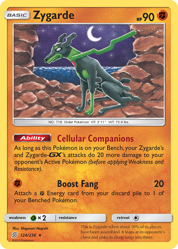 Zygarde (124/236) [Sun & Moon: Unified Minds] | Exor Games Truro