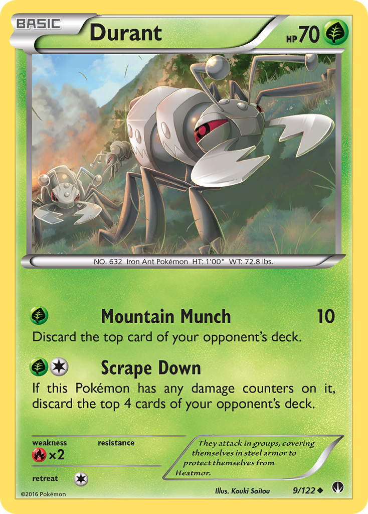 Durant (9/122) [XY: BREAKpoint] | Exor Games Truro