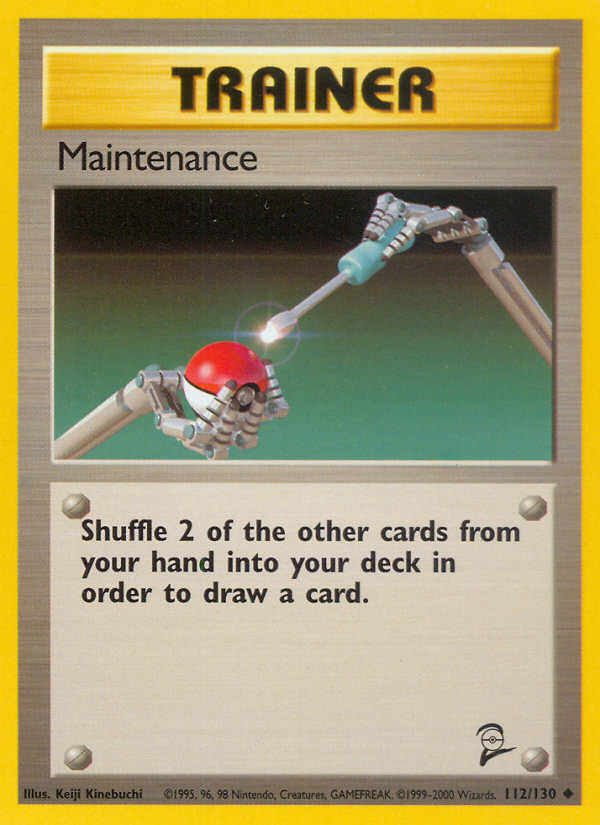 Maintenance (112/130) [Base Set 2] | Exor Games Truro