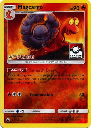 Magcargo (24/168) (League Promo 4th Place) [Sun & Moon: Celestial Storm] | Exor Games Truro