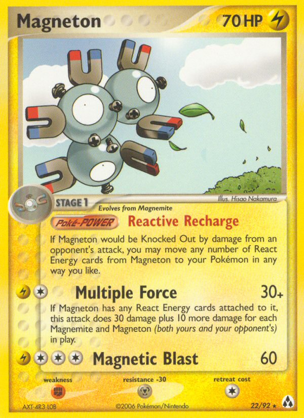 Magneton (22/92) [EX: Legend Maker] | Exor Games Truro