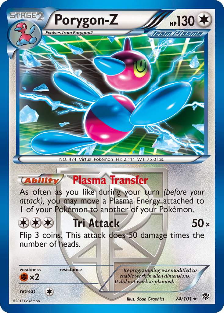 Porygon-Z (74/101) [Black & White: Plasma Blast] | Exor Games Truro