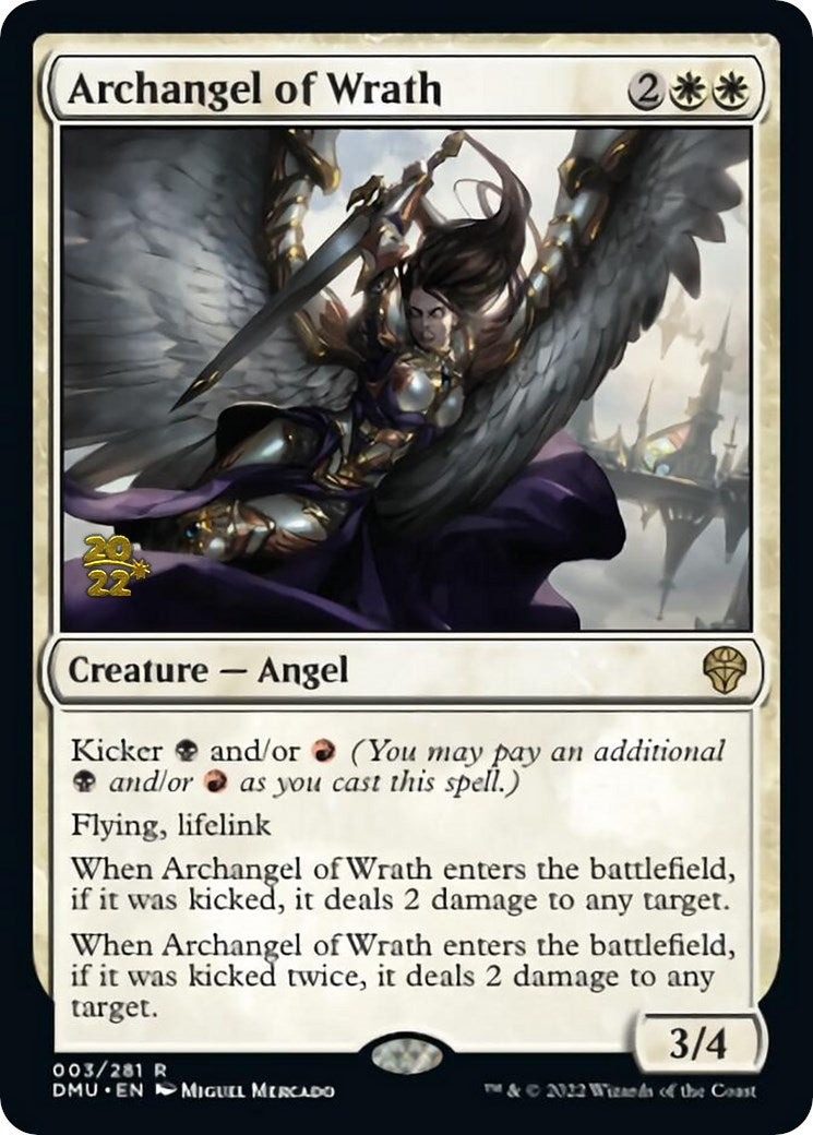 Archangel of Wrath [Dominaria United Prerelease Promos] | Exor Games Truro