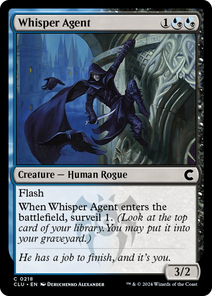 Whisper Agent [Ravnica: Clue Edition] | Exor Games Truro