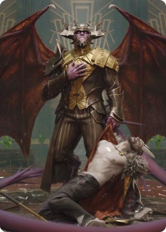 Ob Nixilis, the Adversary 1 Art Card [Streets of New Capenna Art Series] | Exor Games Truro