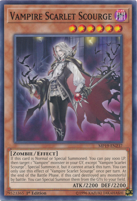 Vampire Scarlet Scourge [MP19-EN237] Common | Exor Games Truro