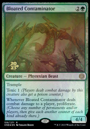 Bloated Contaminator [Phyrexia: All Will Be One Prerelease Promos] | Exor Games Truro