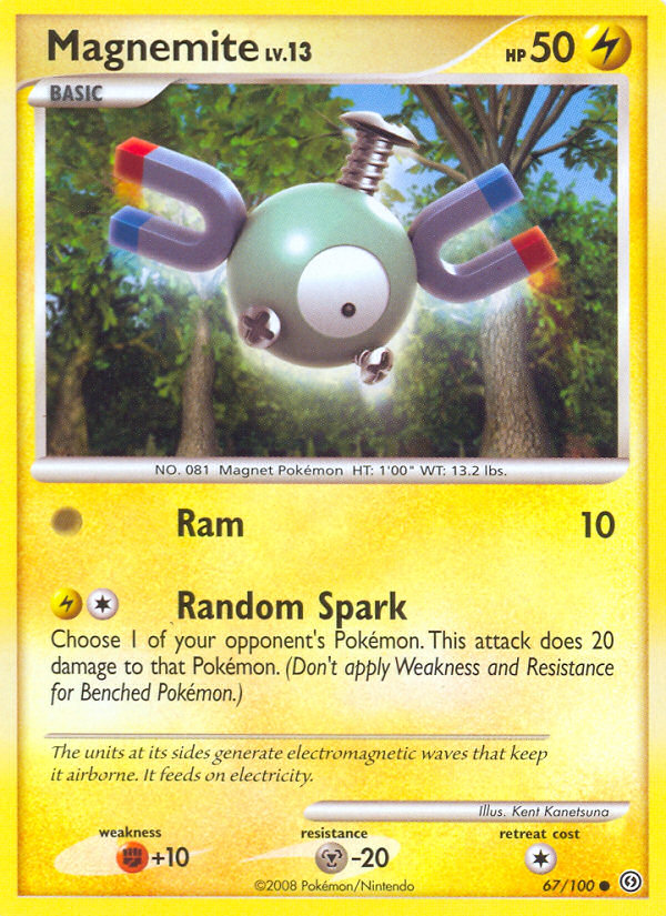 Magnemite (67/100) [Diamond & Pearl: Stormfront] | Exor Games Truro