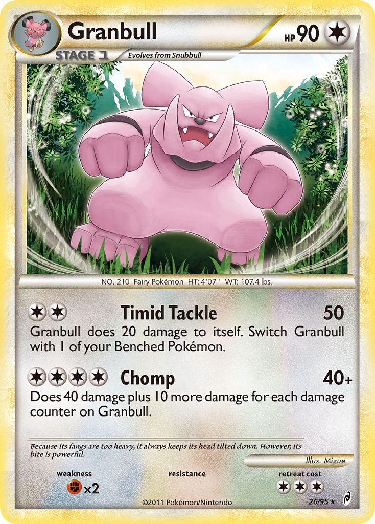 Granbull (26/95) [HeartGold & SoulSilver: Call of Legends] | Exor Games Truro