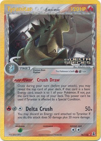 Tyranitar (16/113) (Delta Species) (Stamped) [EX: Delta Species] | Exor Games Truro