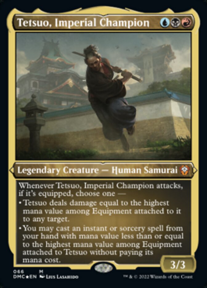 Tetsuo, Imperial Champion (Foil Etched) [Dominaria United Commander] | Exor Games Truro