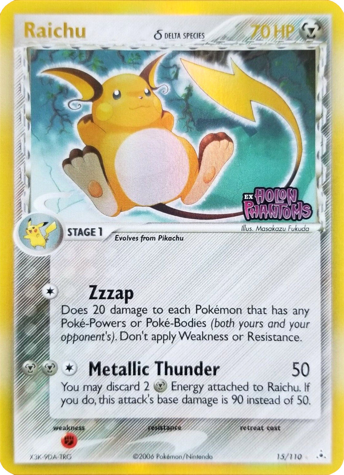 Raichu (15/110) (Delta Species) (Stamped) [EX: Holon Phantoms] | Exor Games Truro