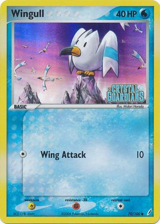 Wingull (70/100) (Stamped) [EX: Crystal Guardians] | Exor Games Truro