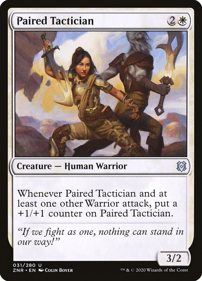 Paired Tactician [Zendikar Rising] | Exor Games Truro