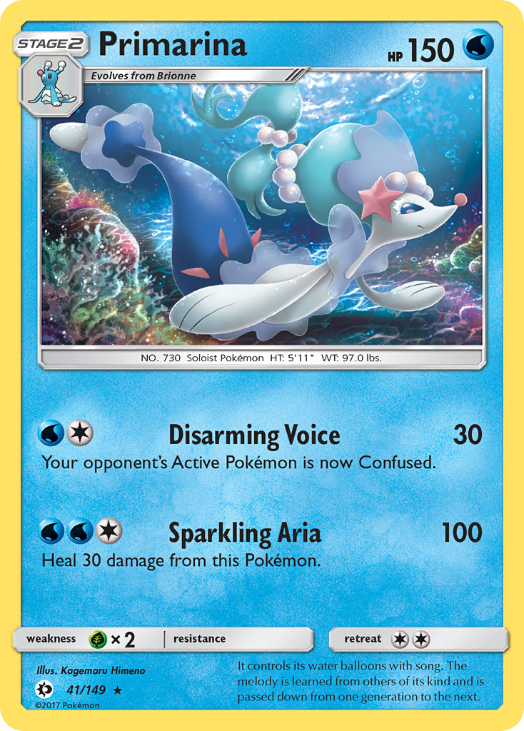 Primarina (41/149) [Sun & Moon: Base Set] | Exor Games Truro