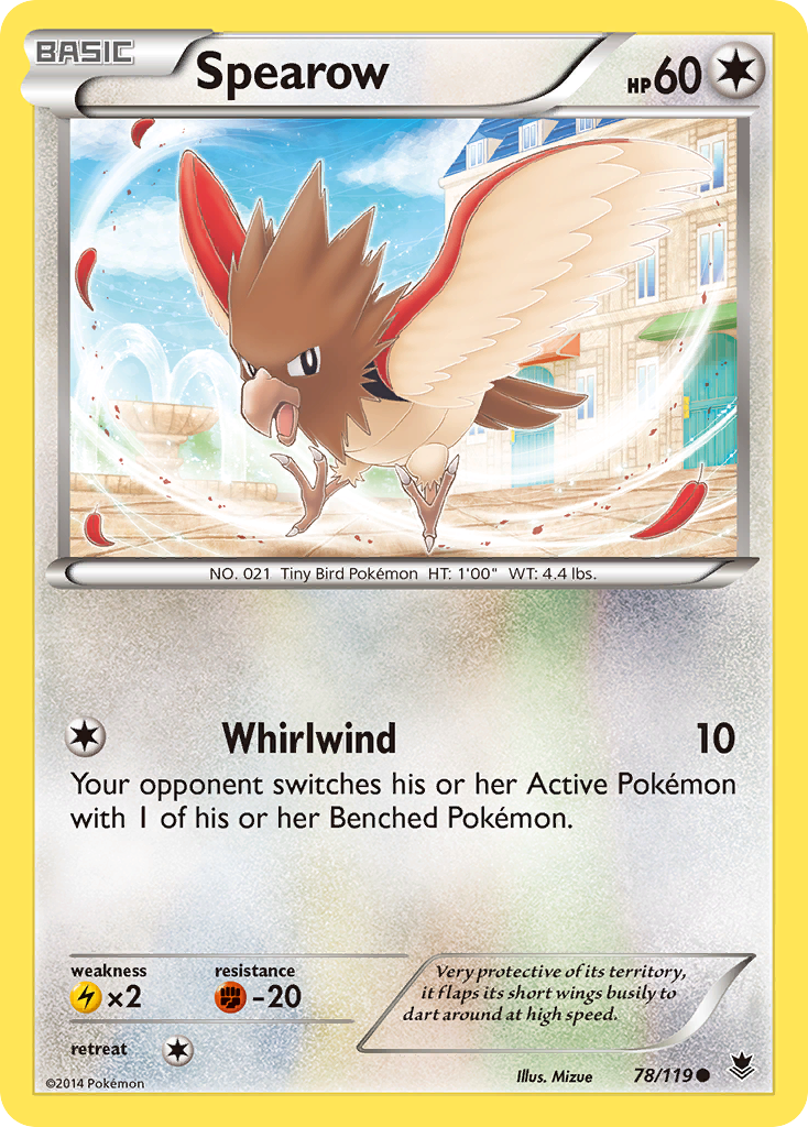 Spearow (78/119) [XY: Phantom Forces] | Exor Games Truro