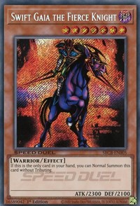 Swift Gaia the Fierce Knight (Secret) [SBCB-EN005] Secret Rare | Exor Games Truro