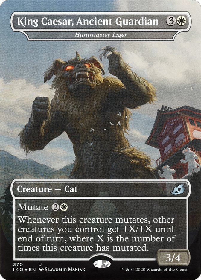 Huntmaster Liger - King Caesar, Ancient Guardian (Godzilla Series) [Ikoria: Lair of Behemoths] | Exor Games Truro