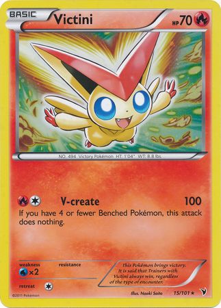 Victini (15/101) (Jumbo Card) [Black & White: Noble Victories] | Exor Games Truro