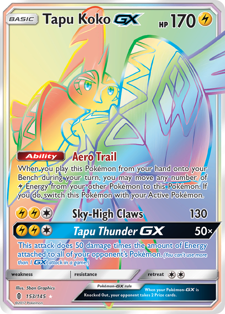 Tapu Koko GX (153/145) [Sun & Moon: Guardians Rising] | Exor Games Truro