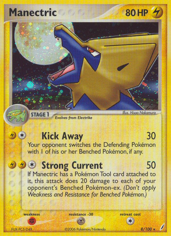 Manectric (8/100) [EX: Crystal Guardians] | Exor Games Truro