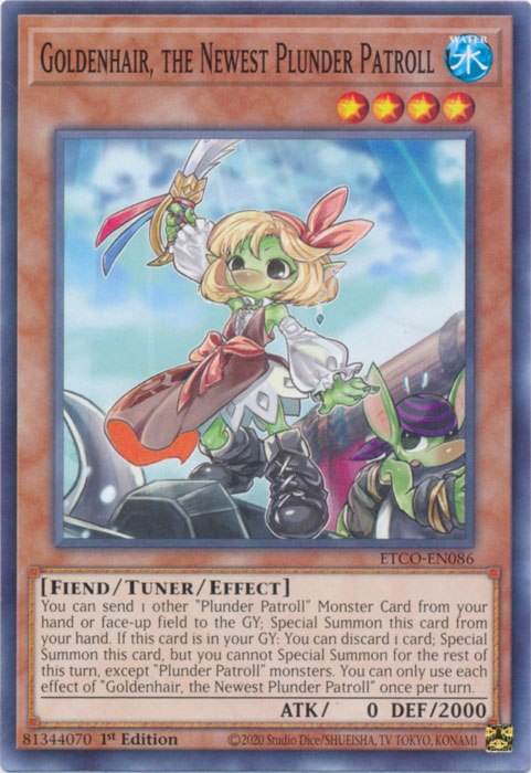 Goldenhair, the Newest Plunder Patroll [ETCO-EN086] Common | Exor Games Truro