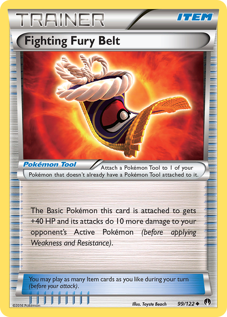 Fighting Fury Belt (99/122) [XY: BREAKpoint] | Exor Games Truro