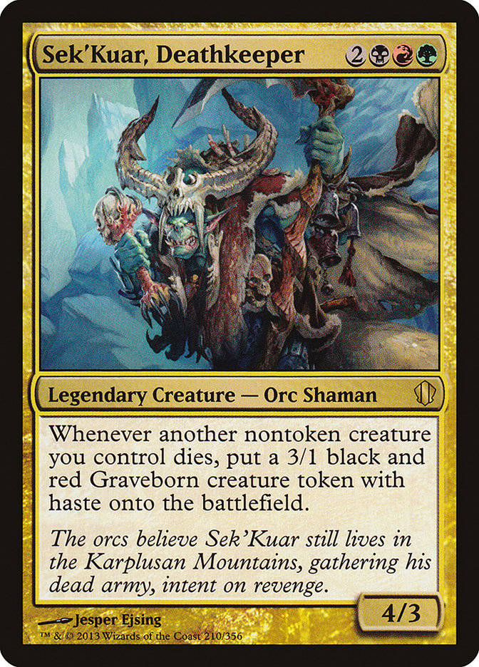 Sek'Kuar, Deathkeeper [Commander 2013] | Exor Games Truro