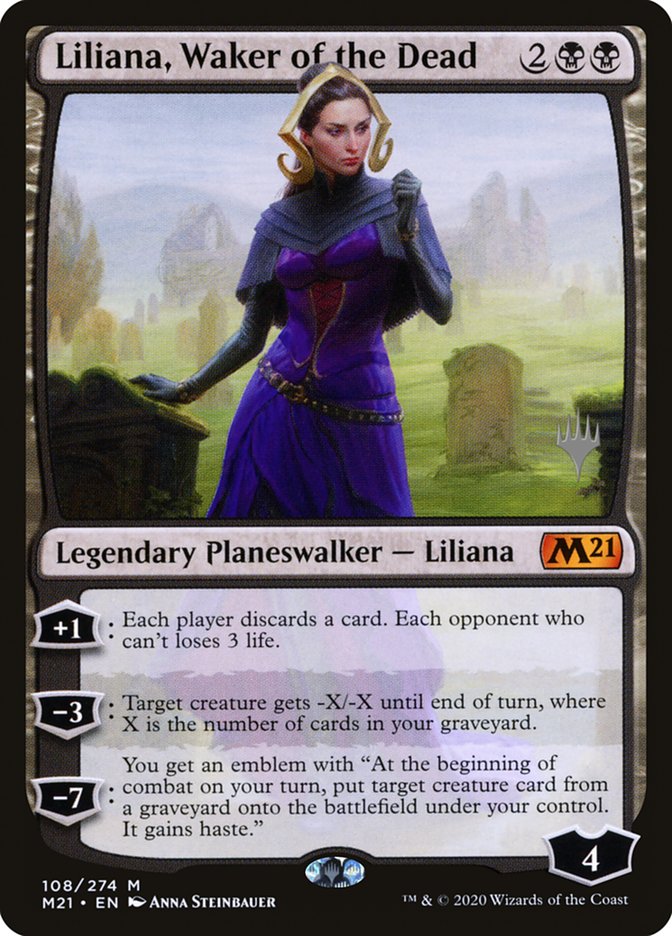 Liliana, Waker of the Dead (Promo Pack) [Core Set 2021 Promos] | Exor Games Truro