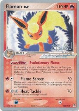 Flareon ex (108/113) (Eeveelutions - Jimmy Ballard) [World Championships 2006] | Exor Games Truro