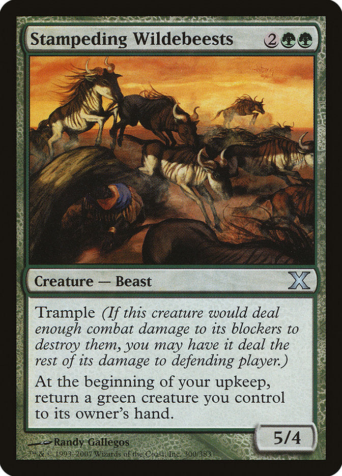 Stampeding Wildebeests [Tenth Edition] | Exor Games Truro