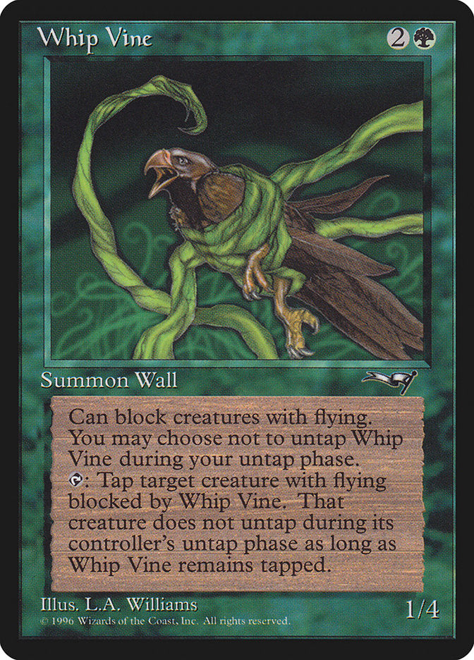 Whip Vine (Holding Bird) [Alliances] | Exor Games Truro