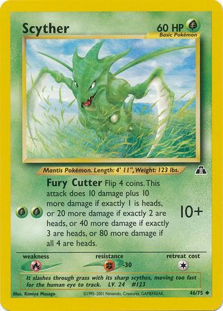 Scyther (46/75) [Neo Discovery Unlimited] | Exor Games Truro