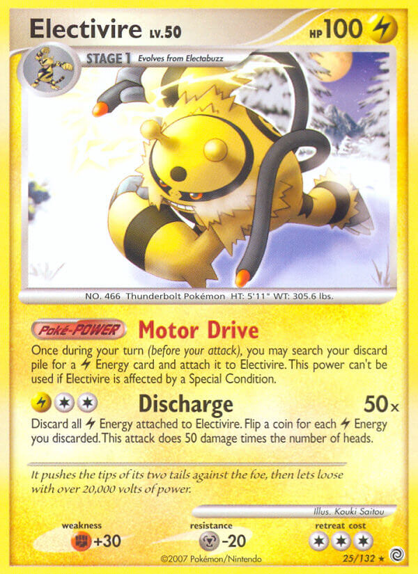 Electivire (25/132) (Theme Deck Exclusive) [Diamond & Pearl: Secret Wonders] | Exor Games Truro