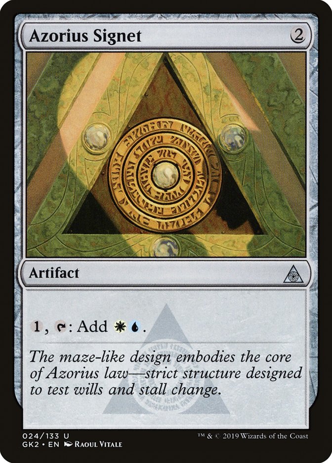 Azorius Signet [Ravnica Allegiance Guild Kit] | Exor Games Truro