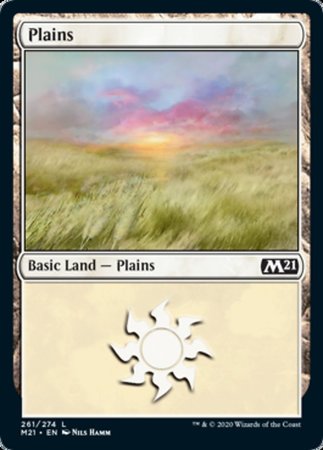 Plains (261) [Core Set 2021] | Exor Games Truro