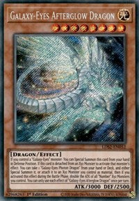 Galaxy-Eyes Afterglow Dragon [LDS2-EN052] Secret Rare | Exor Games Truro