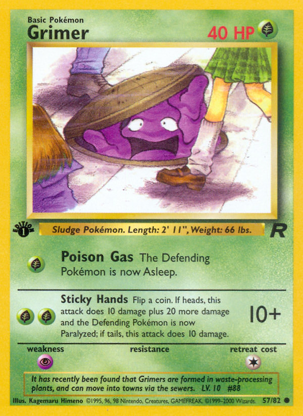 Grimer (57/82) [Team Rocket 1st Edition] | Exor Games Truro