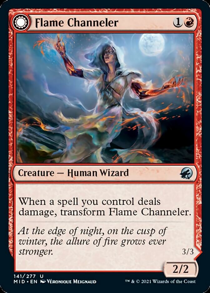 Flame Channeler // Embodiment of Flame [Innistrad: Midnight Hunt] | Exor Games Truro